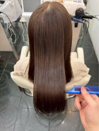 カラー 🍀癒しヘッドスパ付 💚真凜のヘアスタイル