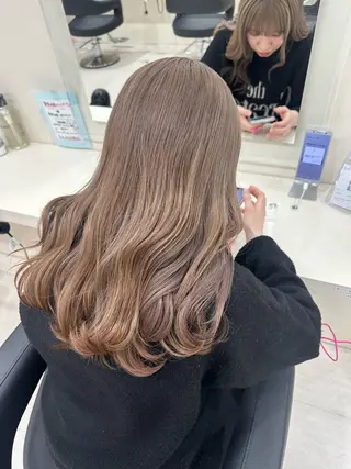 ロング カラー ヘアアレンジ 🎀 yuuka🎀のヘアスタイル