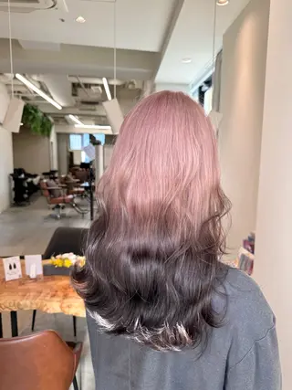 セミロング 銀座/前髪顔まわり/ 透明感カラー/danのヘアスタイル