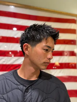 ショート LOSOME CUT WORKS所属・鈴木 航のヘアスタイル