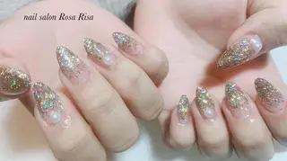 セミロング ネイル ネイルスタジオ シェイクユアハンズのネイルデザイン