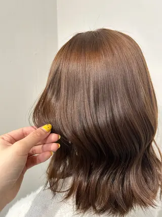 ミディアム 新潟/万代/レイヤー 韓国風/明間未来のヘアスタイル