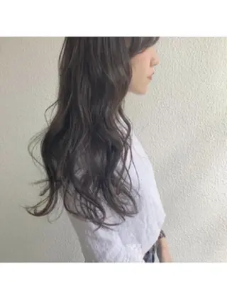 ロング カラー LUXBE UNITED所属・🌷RIE 🌷のヘアスタイル