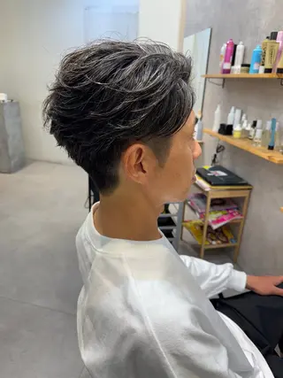 ミディアム パーマ メンズ Dxxxx III所属・女性目線の大人 メンズ*Ayakaのヘアスタイル