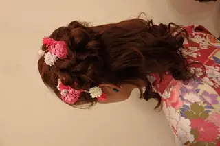 ヘアアレンジ ミディアム LAVISH nail salonのヘアスタイル