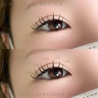 マツエク・マツパ MicoNoa所属・MicoNoa Asamiのマツエク・マツパデザイン