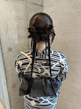 ロング ヘアアレンジ 女性に人気♪ はやしほのかのヘアスタイル