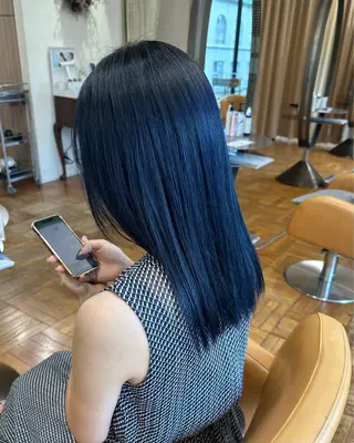 セミロング ボブ / カット /るかのヘアスタイル