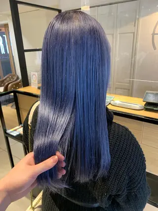 ロング カラー 🌿earth亀有店 【緑髪のノブ】🌿のヘアスタイル