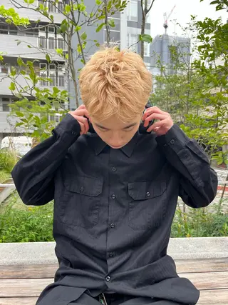 カラー メンズ yiye 青山所属・無料カットモデル募集 🌱ひょうがのヘアスタイル