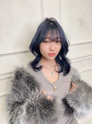 ミディアム カラー Maison Halu YUKIのヘアスタイル