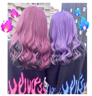 カラー GARU-ガル-所属・TSUNO🦖 派手髪/オタク美容師のヘアスタイル