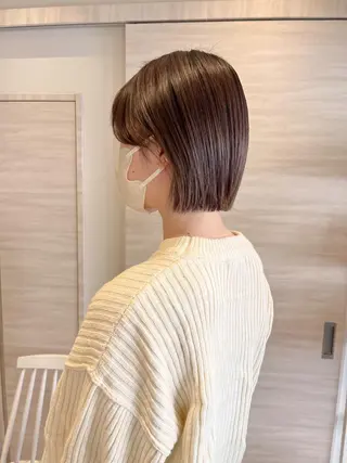 ミディアム Chiho / 梅田 / ボブ/ パーマのヘアスタイル