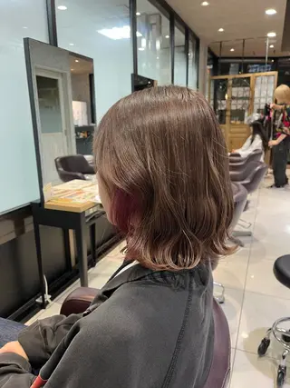 セミロング カラー 🩰モテ艶girly ヘア🪽彩香‎🪡⟡のヘアスタイル