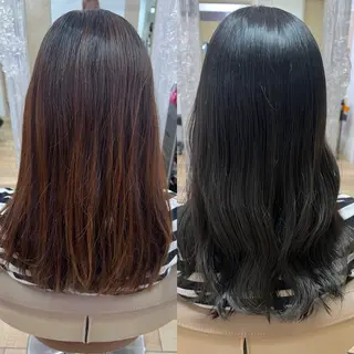 セミロング カラー 高橋 香奈のヘアスタイル