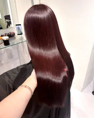 ロング カラー 表参道♡暗髪^ྀི 艶カラー♡アユミのヘアスタイル