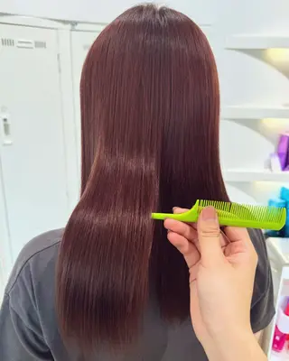 セミロング カラー 垢抜け/レイヤー/ ハイトーン/アスナのヘアスタイル