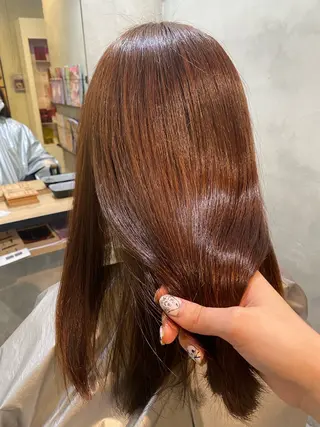 セミロング Jewel  Box東梅田所属・髪質改善サロン 梅田/ヨナミネのヘアスタイル