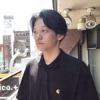 ヘアアレンジ メンズ ainico+所属・メンズ特化✂️栗原 侑也のヘアスタイル