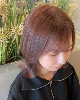 ミディアム カラー 🩷🍭中津・梅田 エリア🍬💜のヘアスタイル