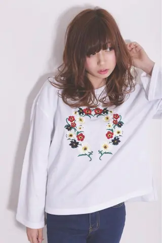 セミロング カラー 【天満1艶髪】潤艶/ 髪質改善🌹釣本竜哉のヘアスタイル