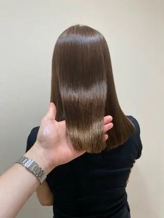 セミロング 🌿縮毛矯正/ 髪質改善🌿コバヤシのヘアスタイル