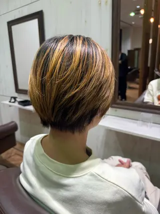 ショート 溝口 槙里也のヘアスタイル