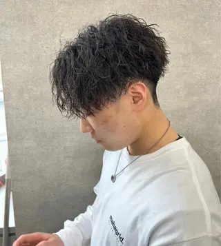 ショート カラー パーマ メンズ キッズ 🔥パーマ特化🔥 優馬のヘアスタイル