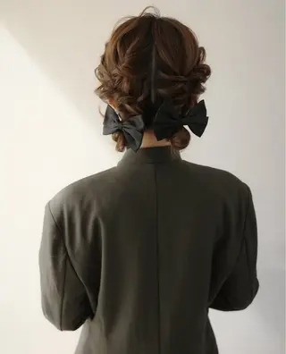 ヘアアレンジ 森田遥奈/透明感カラ ー/似合わせカットのヘアスタイル