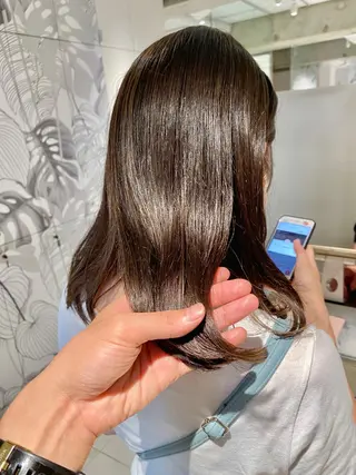 ミディアム 榎本 健太のヘアスタイル