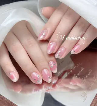 ネイル M🌷nail 長さだし専門店のネイルデザイン