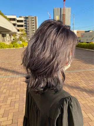 ミディアム カラー ヘアアレンジ 🦕カラー指名率🦕 NO.1🦕林 秀幸のヘアスタイル