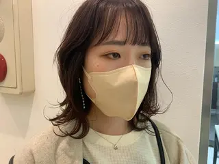 ミディアム SOYON 🤍CHIZU🤍.のヘアスタイル
