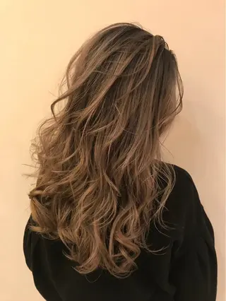 カラー ブリーチなし/髪質 改善/エクステ✨天夕のヘアスタイル