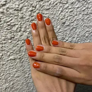 ネイル 暖色カラー/レイヤー カット/Yunaのヘアスタイル