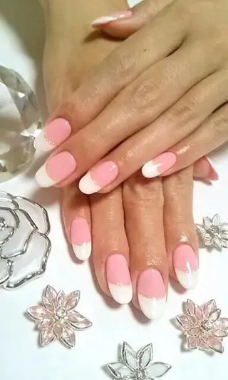 セミロング ネイル 💎ビューティサロン 湘南　RIRAN💎のネイルデザイン