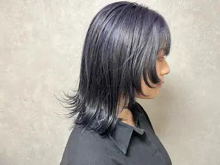ミディアム カラー MIKOTO/マンツ ーマン/髪質改善🤎のヘアスタイル
