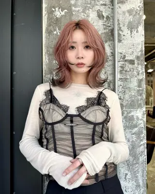 セミロング Piaコータロー ハイトーン&‪ボブのヘアスタイル