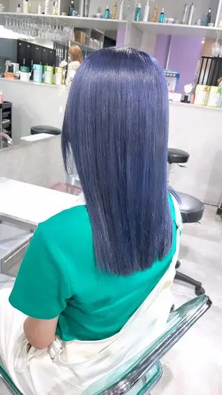 セミロング Lavy kyoto所属・Lavy カラー&エクステのヘアスタイル