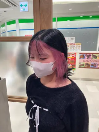 カラー 美髪と似合わせのサロンenn(エン)所属・ENN藤本 大輝艶感カラーのヘアスタイル