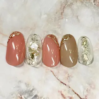 ミディアム Lety total beautyのネイルデザイン