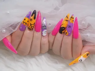 ロング 岡林 優美のネイルデザイン