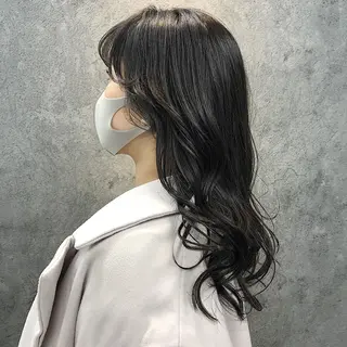 セミロング 所渉/韓国レイヤー /ウルフカットのヘアスタイル