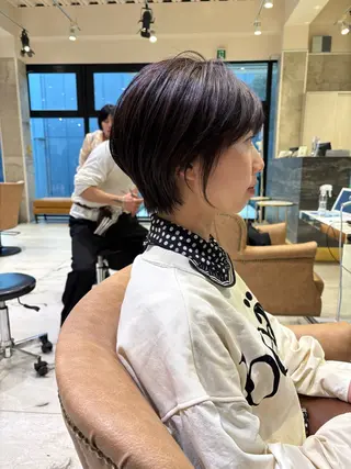 ショート 無料カットモデル/ 似合わせカット/荒砂のヘアスタイル