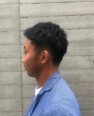 メンズ ✨色持ちの良い艶 カラー✨蟹江真世のヘアスタイル