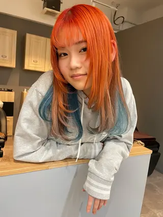 セミロング RAWR　Hair Brio所属・髪質改善/ブリーチ /ユウキ🫧🌸のヘアスタイル