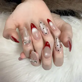 ネイル 🎀 Lemode ワンホンネイル🎀のネイルデザイン