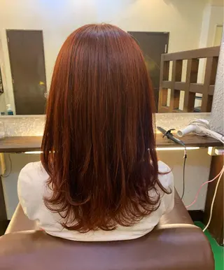 ロング カラー satsuki 暖色・ブラウンカラーのヘアスタイル