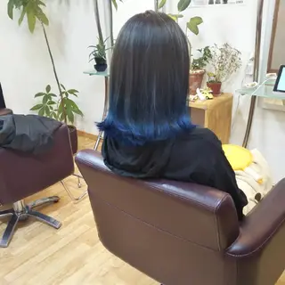 ミディアム シ マのヘアスタイル