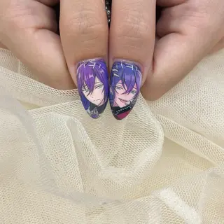 ロング ネイル 池袋痛ネイル Nok. 渡辺のネイルデザイン